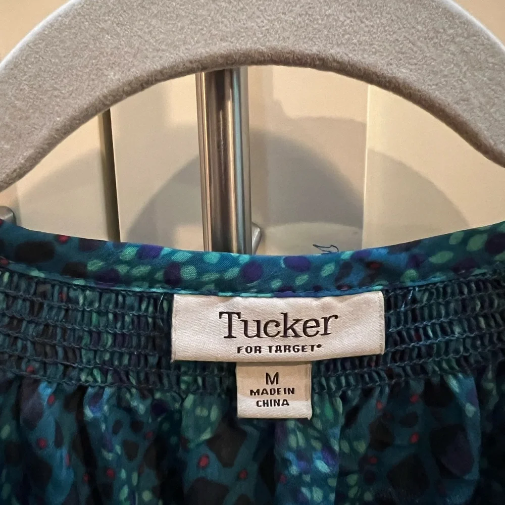 Blue patterned tunic - Picture 2 of 3
